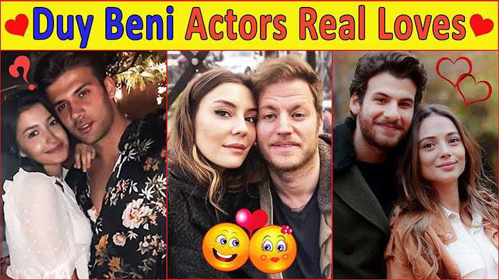 Real Spouse and Partners of Duy Beni Turkish Drama Actors😍❤️Duy Beni Actors loves | Turkish Series