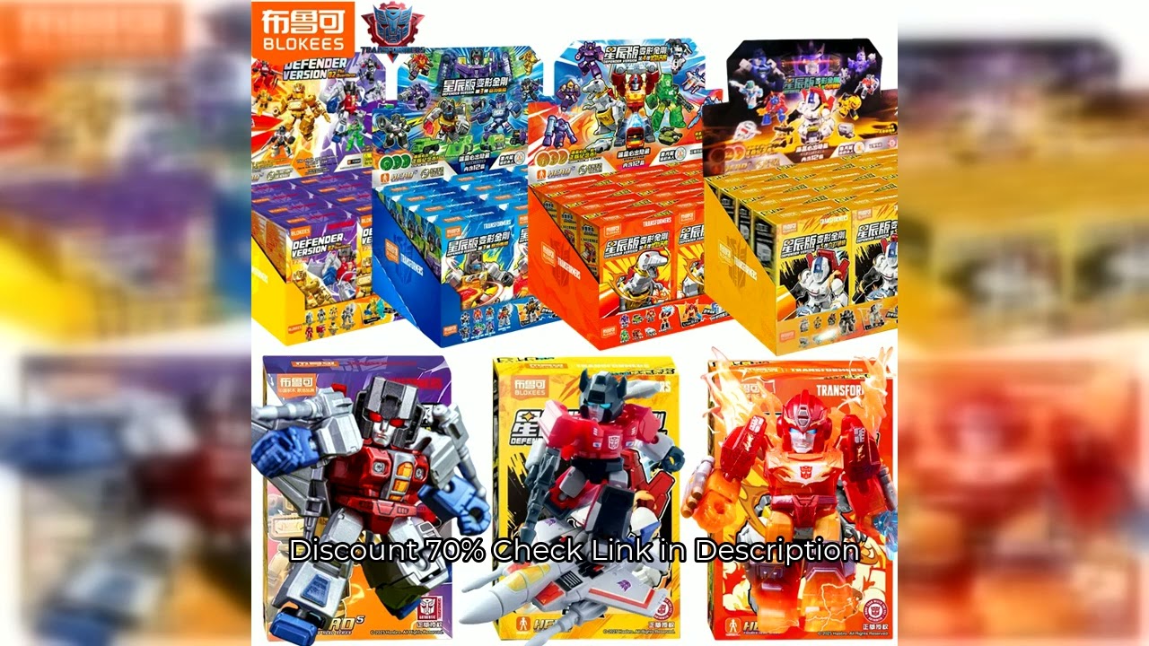 BLOKEES Transformers DIY Toy ONE Optimus Prime Megatron Hot Rod Shockwave Skywarp Grimlock Soundwave