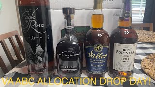 VA ABC Allocation Drop Day Haul! #bourbon #whiskey #bourbontube #whiskeyrow #bourbonlove