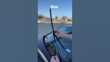 How to replace the windshield wipers, Mercedes Benz C300 (W205), 2019