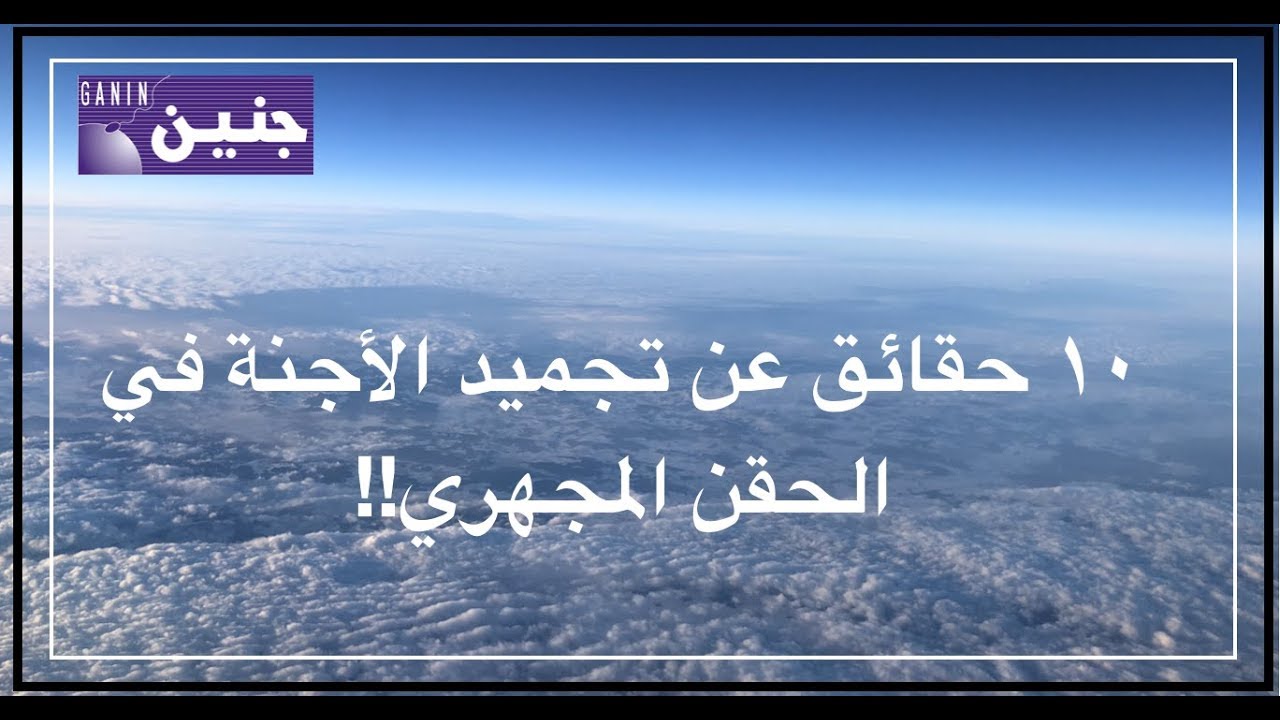 ١٠ حقائق عن تجميد الأجنة في الحقن المجهري