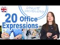 20 Office Expressions to Describe Your Workplace - Visual Vocabulary