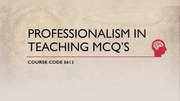 Professionalism in Teaching | Aiou 8612 Quiz | Pedagogy MCQs| Important MCQ