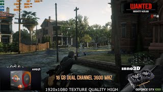 Ryzen 5 3500 + GTX 1050 2gb Red Dead Redemption 2
