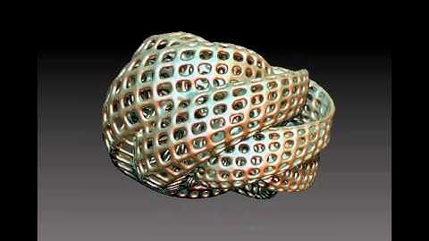 3D Printing - Braided Torus - Math Art by @Dizingof on 3Dizingof.com