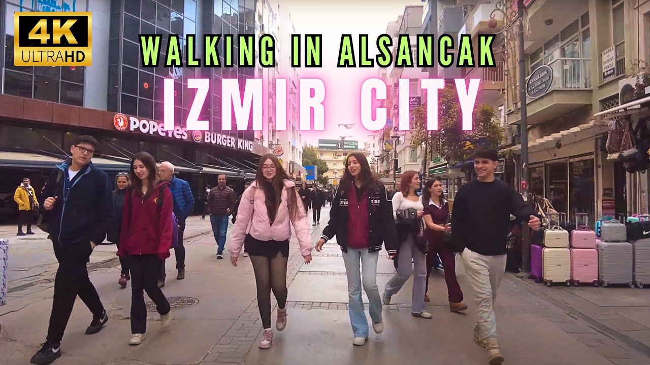 Izmir, तुर्किये | İzmir | पैदल यात्रा 4K