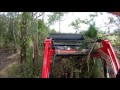 Land clearing with a tractor 07 Sep 2016