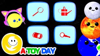 Flat Planets ☄ | How to fix FLAT Planets | Learn Planets for kids | Planet Game with balloons