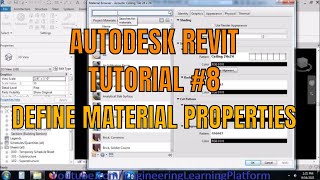 How to Define Material properties in Revit Structure