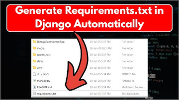 ✅ "How to Automatically Generate requirements.txt in Django (No Manual Work!)"