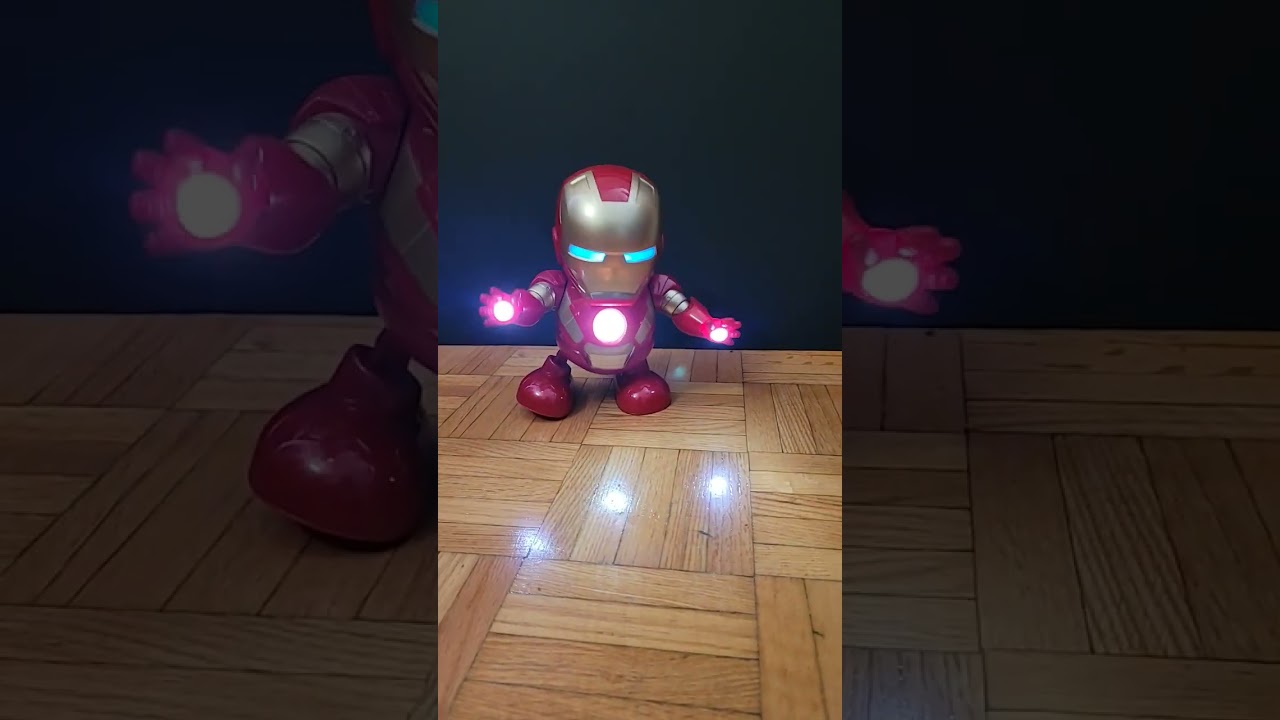 DANCING IRON MAN SUPERHERO  😀