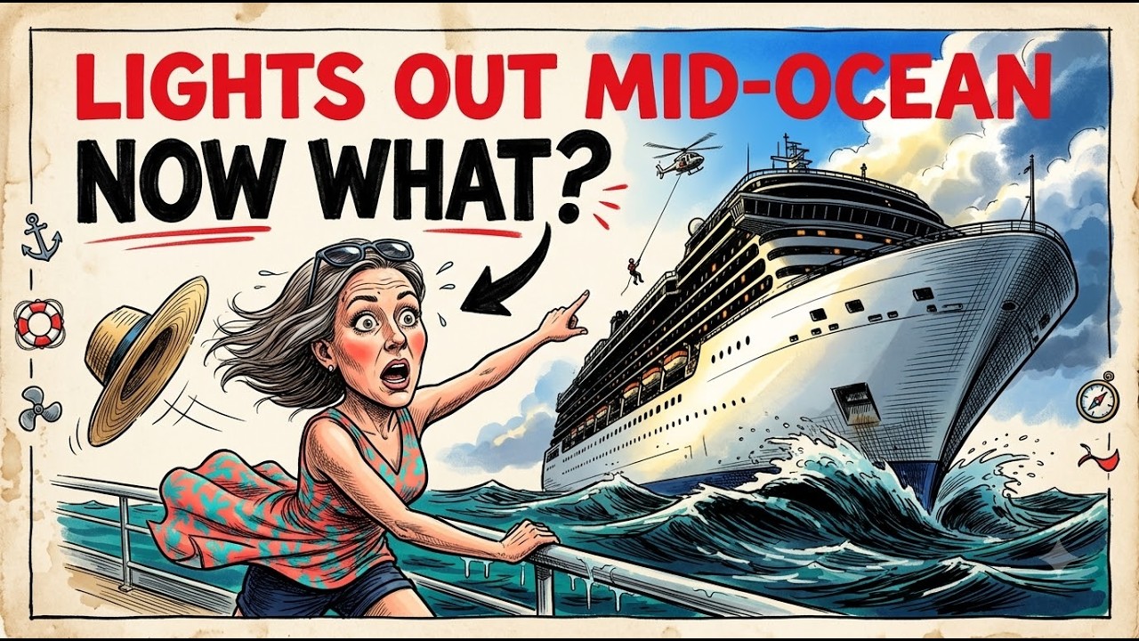 What Happens When A Cruise Ship Loses Power Mid-Ocean (And Who's Actually Coming To Help?)