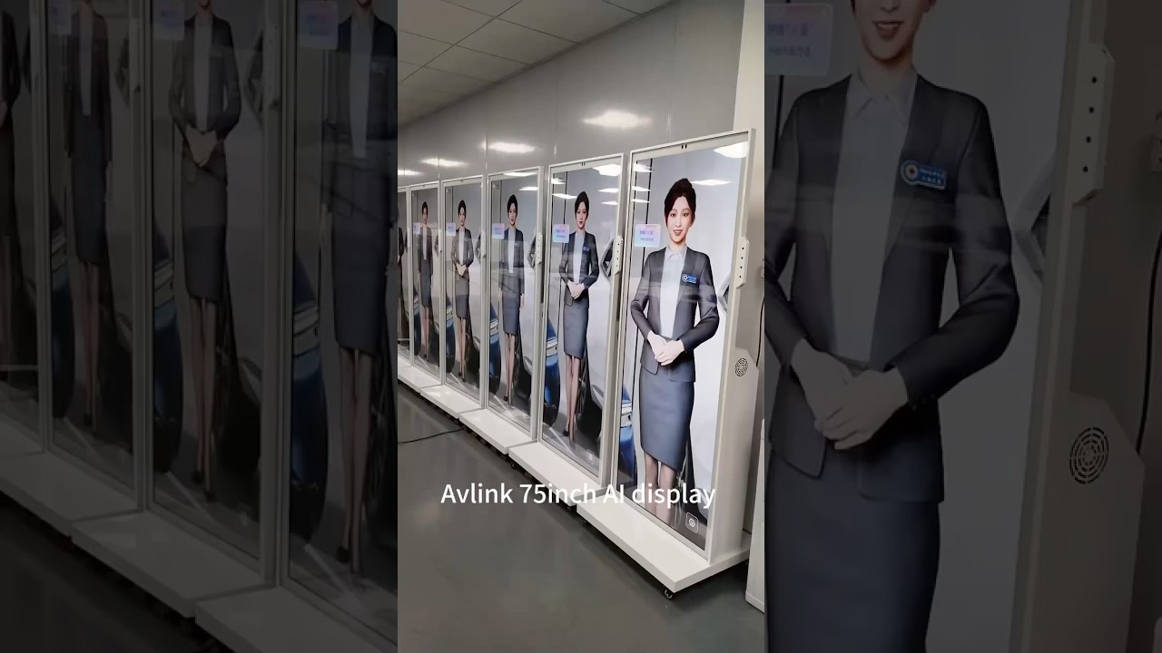 Avlink 75inch AI interactive display, with 2M camera, 4 array microphone, i7, 12th, 64+512, 4080GPU