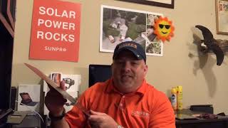 Components of a residential grid tied solar system!