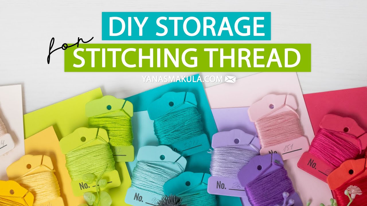 DIY Thread Storage - YouTube