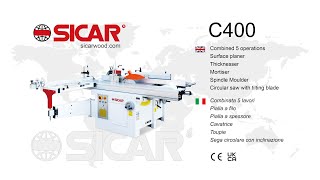 Sicar Combined Machine C400 5 Operations