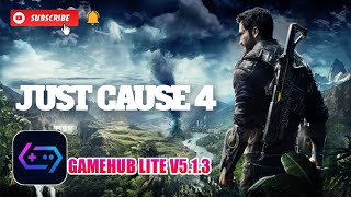 Just Cause 4 Running On Android Gamehub Lite V5.1.3 Sd 8 Gen 2