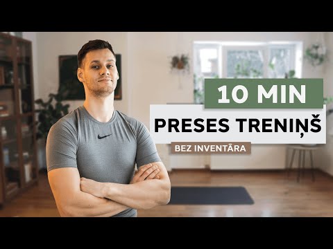 10 MIN VIEGLS PRESES TRENIŅŠ // Bez inventāra | Raivis Smukais