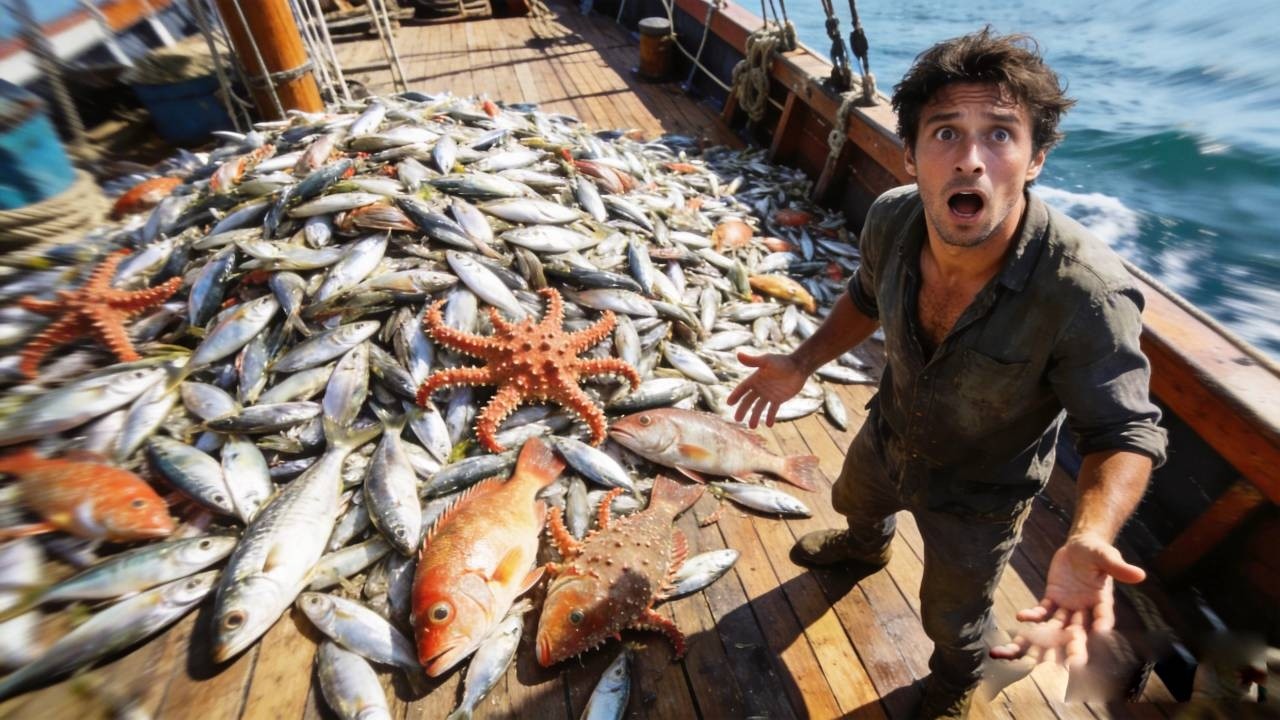 《钓鱼赶海》：阿平赶海遇到了花蟹在捕猎红蟹，之后又抓到了昂贵的东星斑 #赶海 #熱門 #大魚 #撈底 #海钓