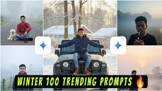 Winter 100 Trending Prompts ❄️ | Viral AI Photo Editing Ideas 🔥 | Google Gemini Viral Prompts 😍 screenshot 5