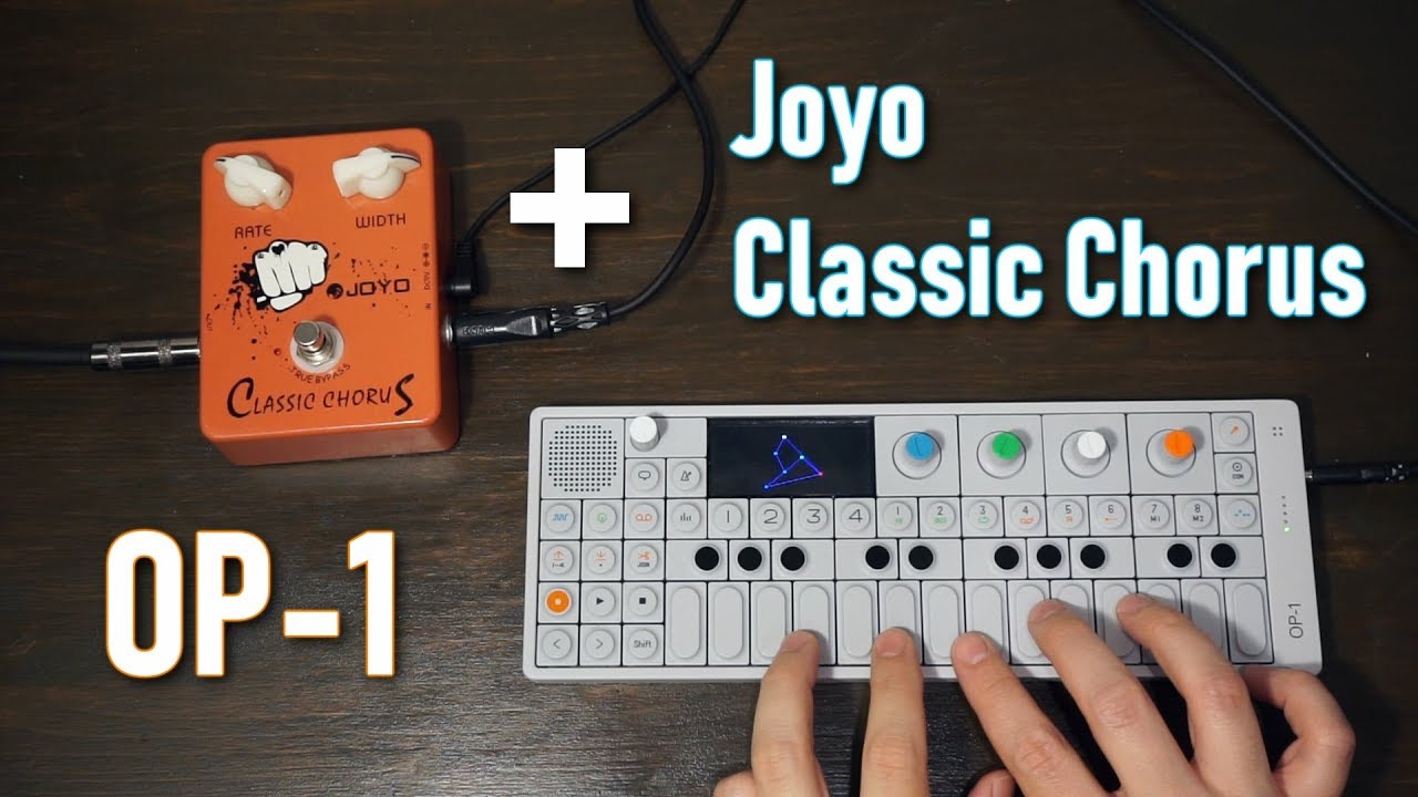 OP1 with Joyo Classic Chorus Guitar Pedal YouTube