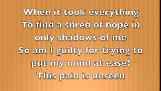 The Ghost Inside - Unseen [Full Song Lyrics]