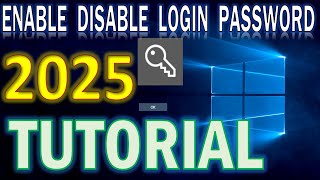 How to Disable Windows 10 Login Password &amp; Lock Screen | how to screen saver password enable disable