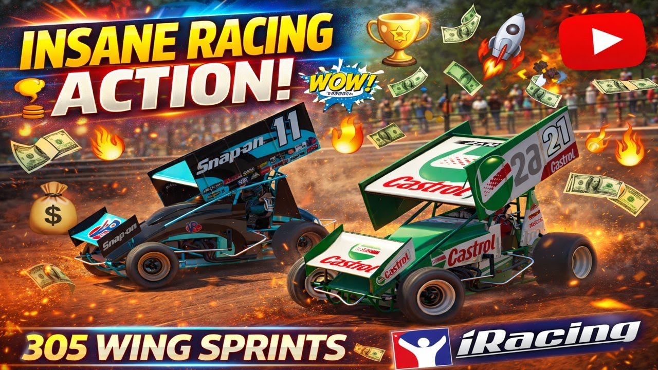 Lost the 305 Wing Sprint race to a last lap pass...