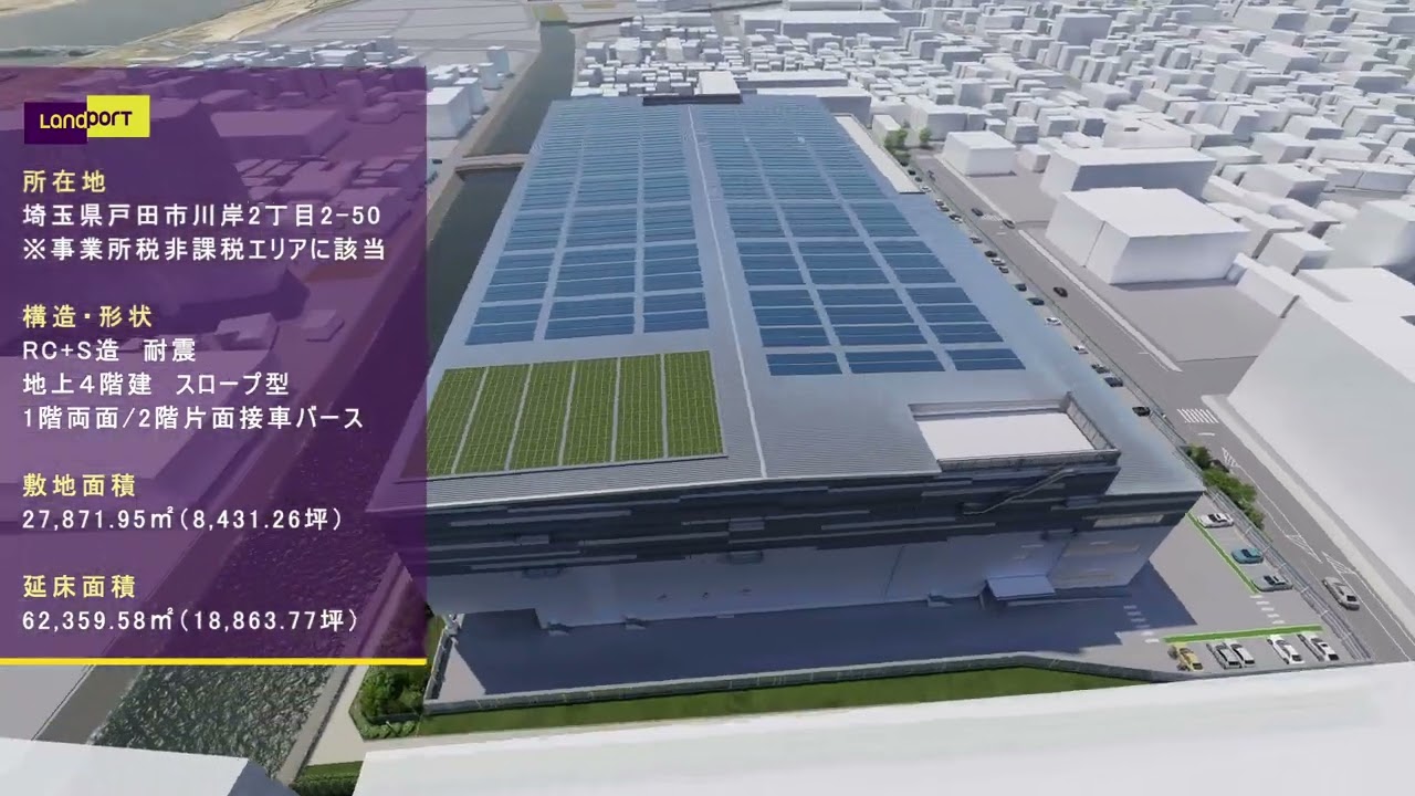 公式】Landport戸田 ランドポート戸田 | 野村不動産 インフラ