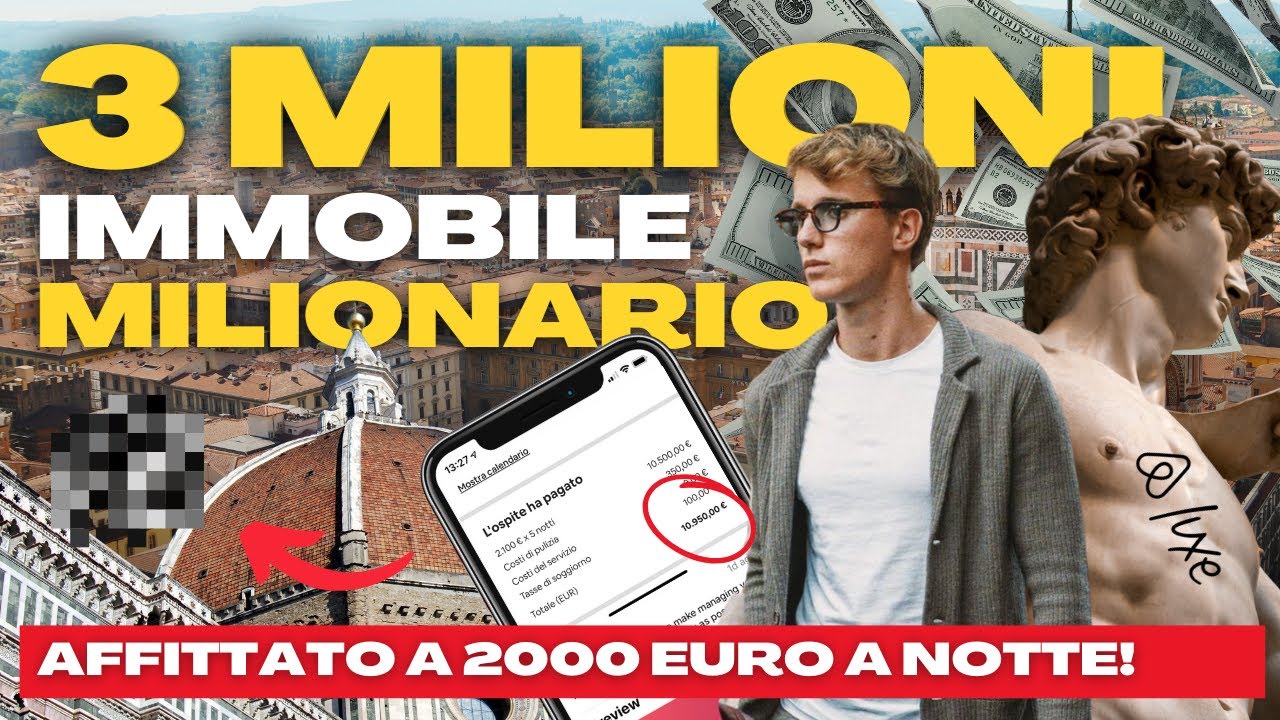 Ho sublocato un immobile PLURI-MILIONARIO a 2000€/Notte su Airbnb Luxe