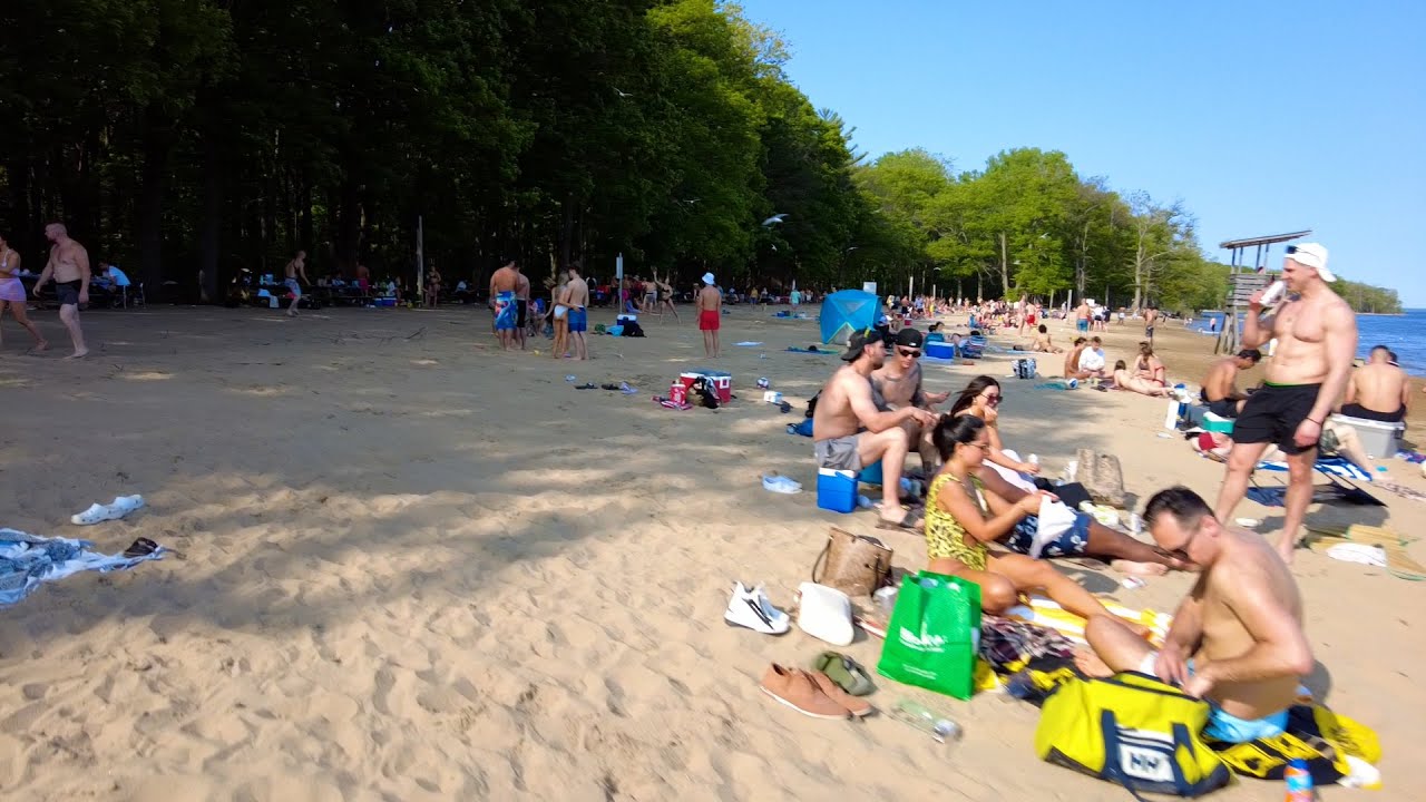 Beach Walk in Summer 2023 - Oka beach🌴🏖