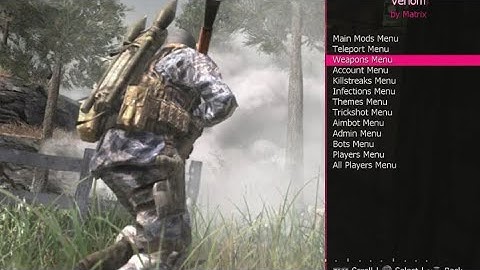 COD4 VENOM HOST & NON HOST MOD MENU DEX