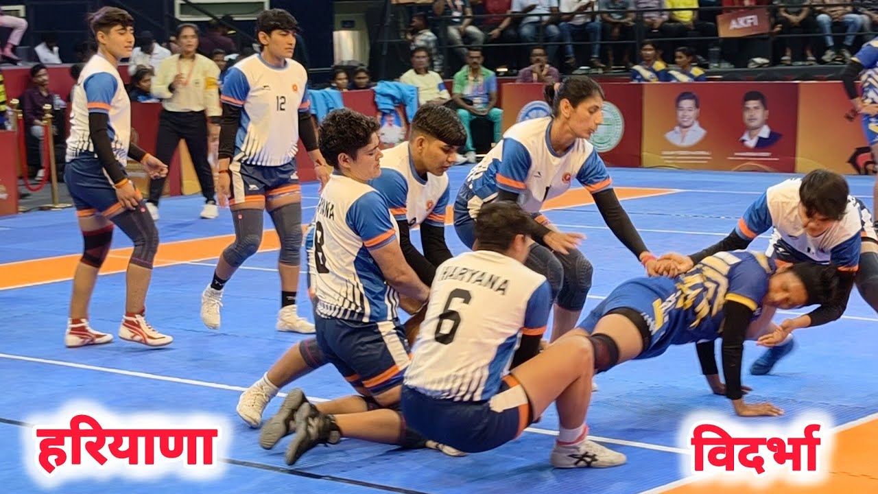 Haryana vs Vidarbha pre Quarter match 72th Senior National Women Kabaddi Championship Telengana