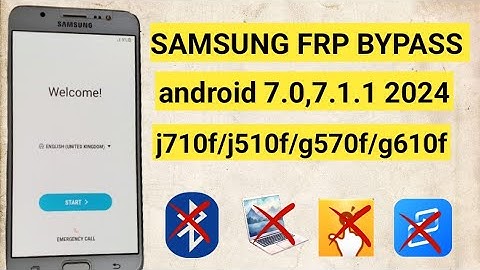 samsung J710F frp bypass 2024 | J7 2016 7.0 frp bypass without  🖥