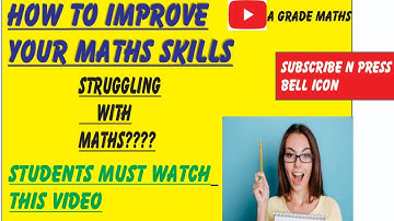 How to improve maths | How to be good at Maths | How to learn math fast | How to improve your maths