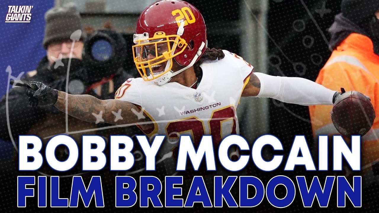 Giants DB Bobby McCain Film Breakdown