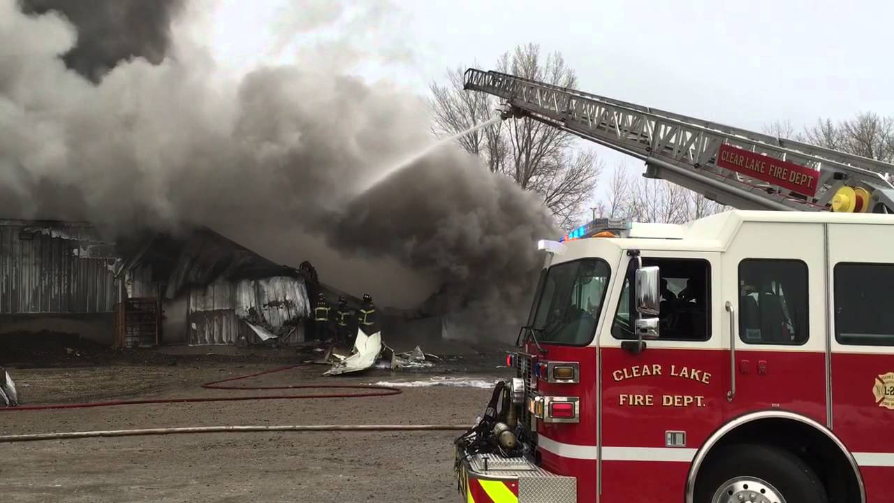 RAW VIDEO NTI Limited fire, Clear Lake YouTube