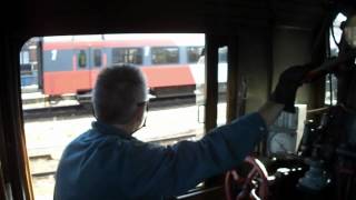 STEAM TRAIN LEAVING BRUSSELS SOUTH......