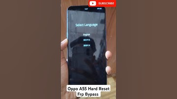 Oppo A55 Hard reset Frp Bypass Google Account Remove #hardreset #shortvideo #shorts #short