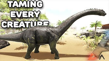 HET TEMMEN VAN ELK WEZEN IN ARK | BRONTOSAURUS | ARK SURVIVAL EVOLVED EP14