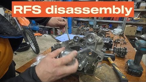 KTM EXC 520 RFS engine rebuild Part2: disassembly