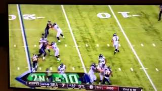 Golden Tate from the Seattle Seahawks talked about on the T