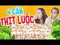 Ăn hết 4 cân thịt luộc cuốn bánh tráng | BỤNG KHÔNG ĐÁY