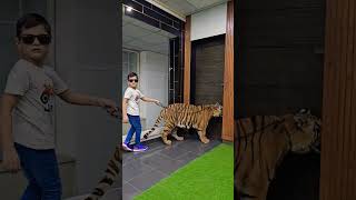 Naughty Kid Walking With 1 Year Old Tiger | Nouman Hassan | screenshot 1