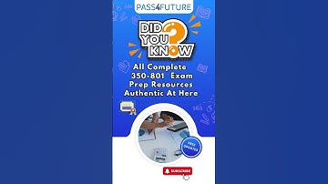 Cisco CLCOR 350-801 Exam | Kill All Chances Of Failure | Pass4Future Exam Study Materials