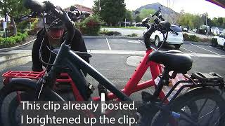 Bike Thief almost Got Our New eBike | Attempted Stealing of eBike in SLO (Ring Dashcam View)