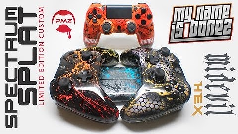 Spectrum Splat Xbox1, @MyNameIsBonez PS4 & more! Each Hand Airbrushed by ProModz.com
