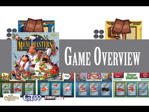 Menu Masters demo with Calliope Games