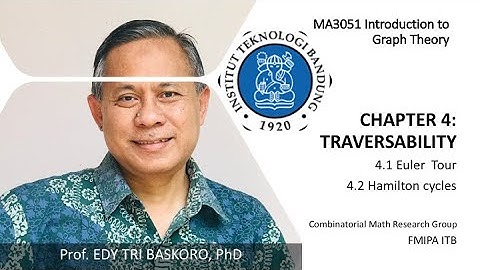 MA3051 Ch4 1 Euler Tour