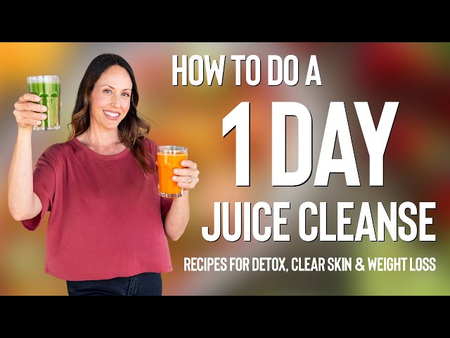 How To Do A 1 Day Juice Cleanse At Home // Recipes For Detox, Clear Skin  And Weight Loss - Youtube